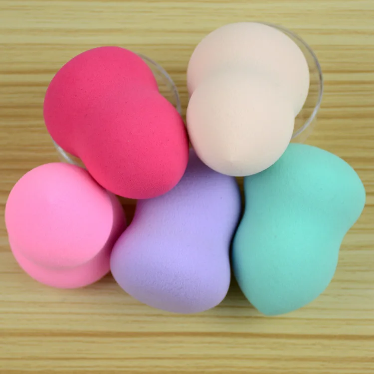 Factory low price B grade mixed color beauty sponge makeup water drop shape latex free cosmetics makeup sponge blender
