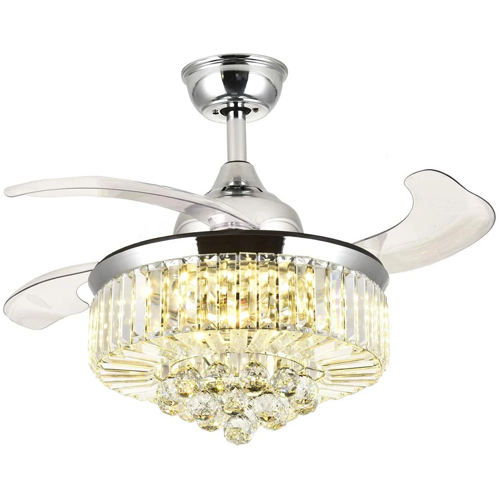 Cheap invisible led ceiling fan with light