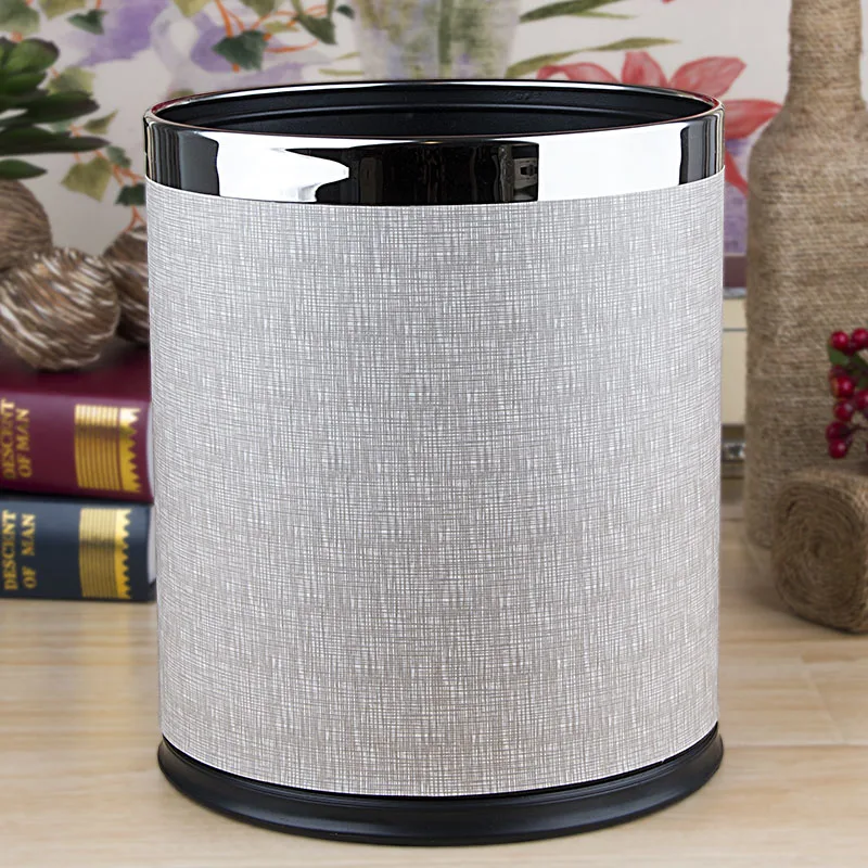 Мусорная корзина из нержавеющей стали AmazonBasics мусорная для