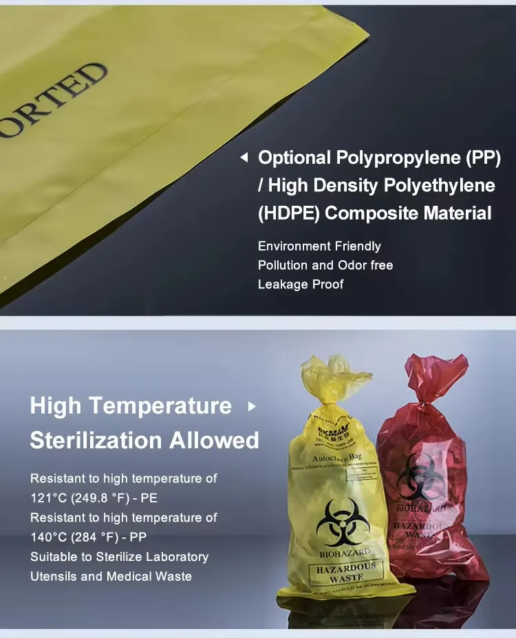 Medical Testing Bag Customized Pathology Biological Specimen Sample Transportation Self Sealing Nucleic Acid Sub Sealing Bag
