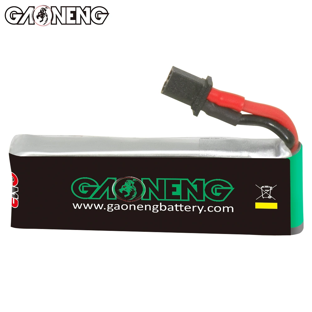GAONENG GNB 1S 350mAh 3.8V HV LiHV 70C 140C A30 Connector RC LiPo Battery FPV Brushless Drones Mini Micro Whoops PowerWhoop Quad