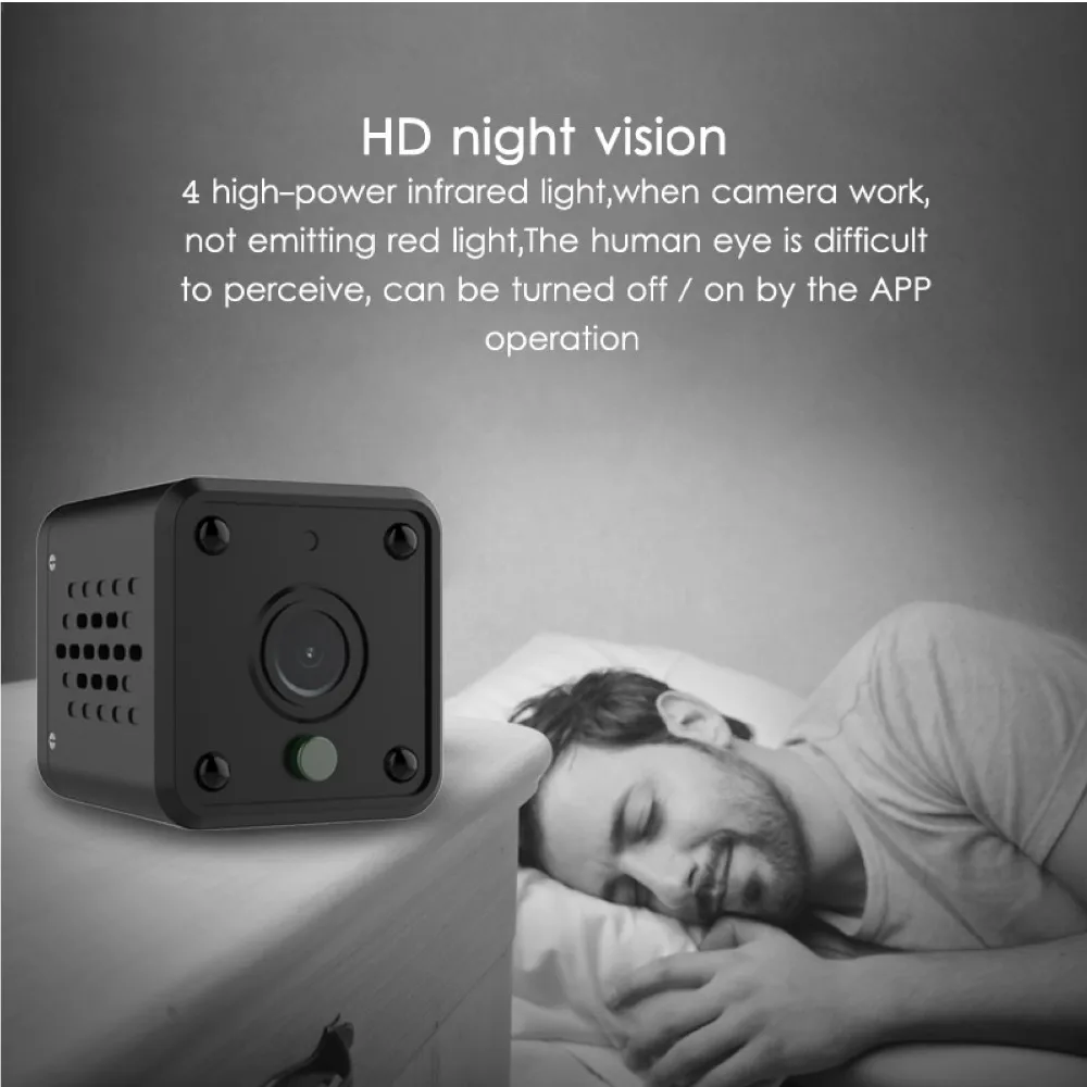 HD 1080P Indoor Home Very Very Small Nanny Security Camera WJ01 Tuya  Mini  WiFi Hidden Camera