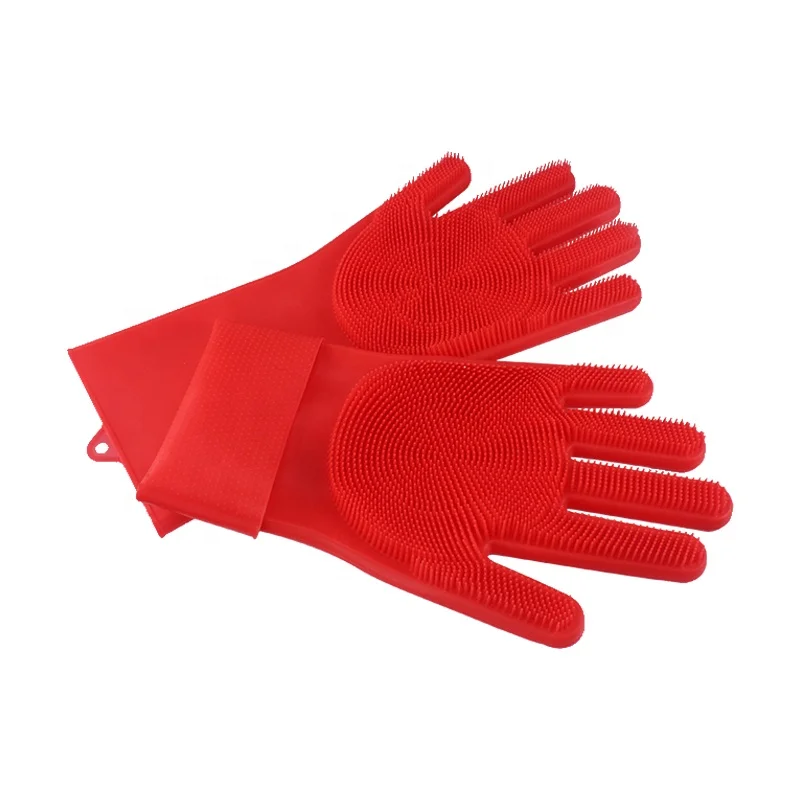 High Quality Eco-Friendly Waterproof  Heat Resistant Silicone Glove For Home
