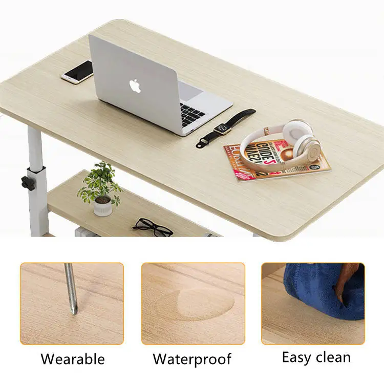 Hot Sale Movable Adjustment Laptop Table Simple Lift Computer Desk For Bedside Use  Removable Laptop Desk