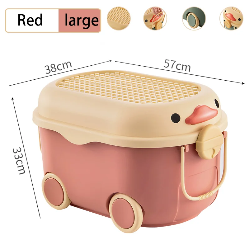 XingYou high capacity storage box with lid toy storage box kids storage boxes