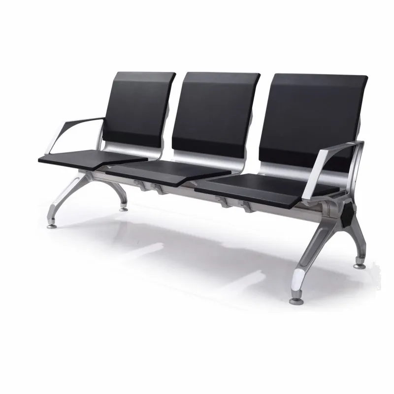 T20-03BS  New Classic Leather Polyurethane Three-Seat Airport Chair Medical Waiting Chair