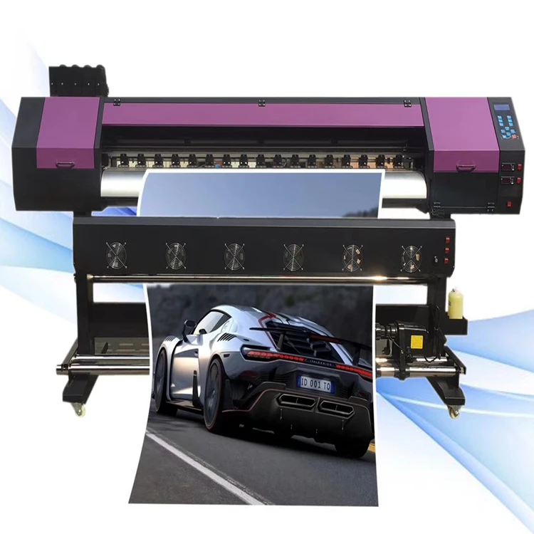 
2 Heads 50 Square Meters DX5 DX7 XP600 5113 Head Cheapest 1.6M 1.8M 3.2M eco solvent printer 