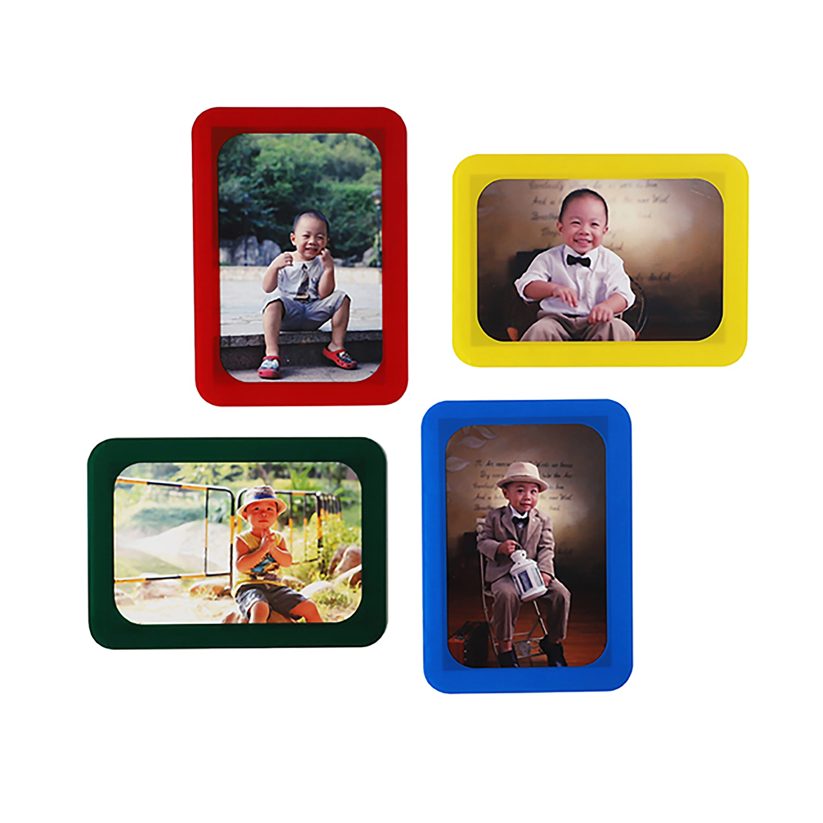 UCI New Arrival 2021 Reusable Sticky Photo Frame 4 x 6 inch Removable Photo Frame Cling to smooth glossy surface