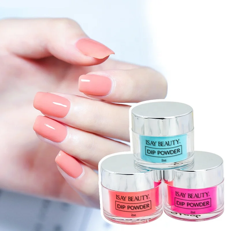 Professional wholesale supplies nail art nail bulk dip acrylic powder fast drying dip powder for nails glitter