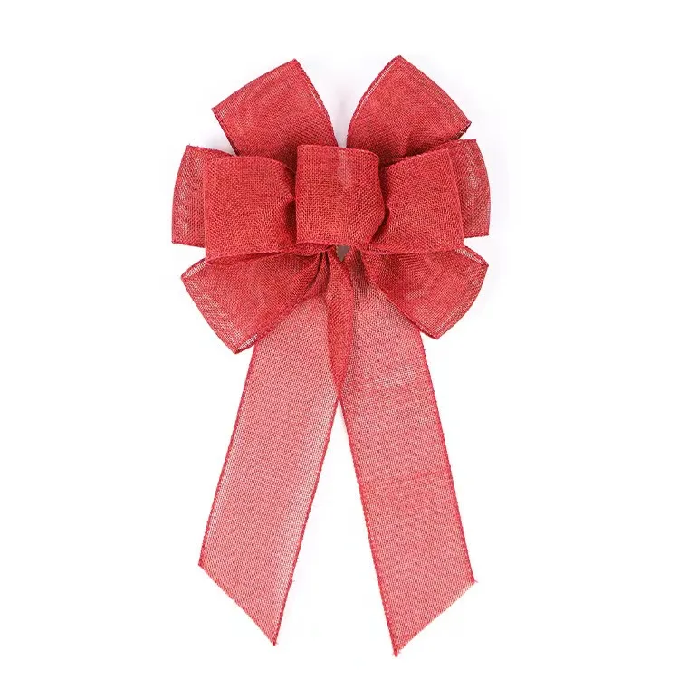 Large Christmas Tree Topper Xmas Decorative Bow Christmas ribbon bow holiday decoration Fall Thanksgiving Wreath Gift Bow