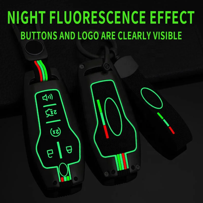 Manufacture Zinc Alloy Car Key Case Shell For Ford Fusion Mondeo Mustang F-150 Explorer Edge 2015 2016 Protector Accessories