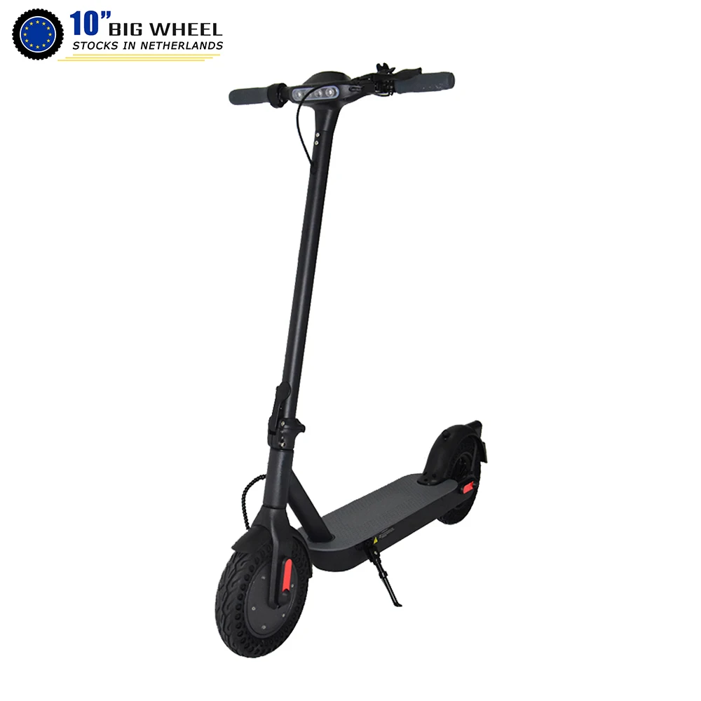 EU NL warehouse in stocks 10 AH 10 Inch 2 big Wheels Kick E Motor Step for Adult Pro Electric Scooter