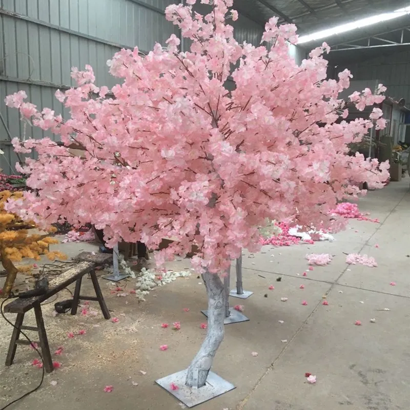 5ft Purple Large Outdoor Artificial Cherry Blossom Trees