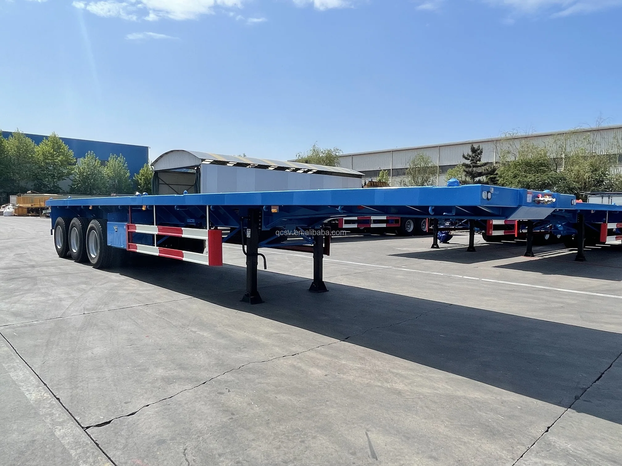 48 feet Aluminum flatbed trailer