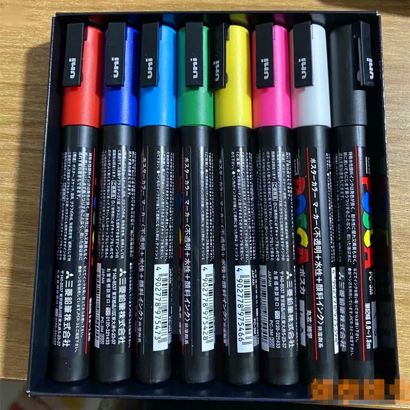 1 pcs posca Mitsubishi marker Bee King marker fluorescent pen breeding tool beekeeping tool PC-3M