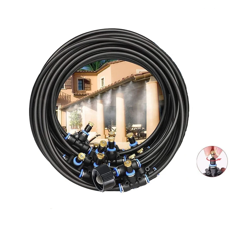 Greenhouse Water Sprayer Summer Outdoor Misting Cooling System For Patios