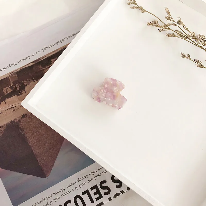 INS acetic leopard print small vintage style claw on top