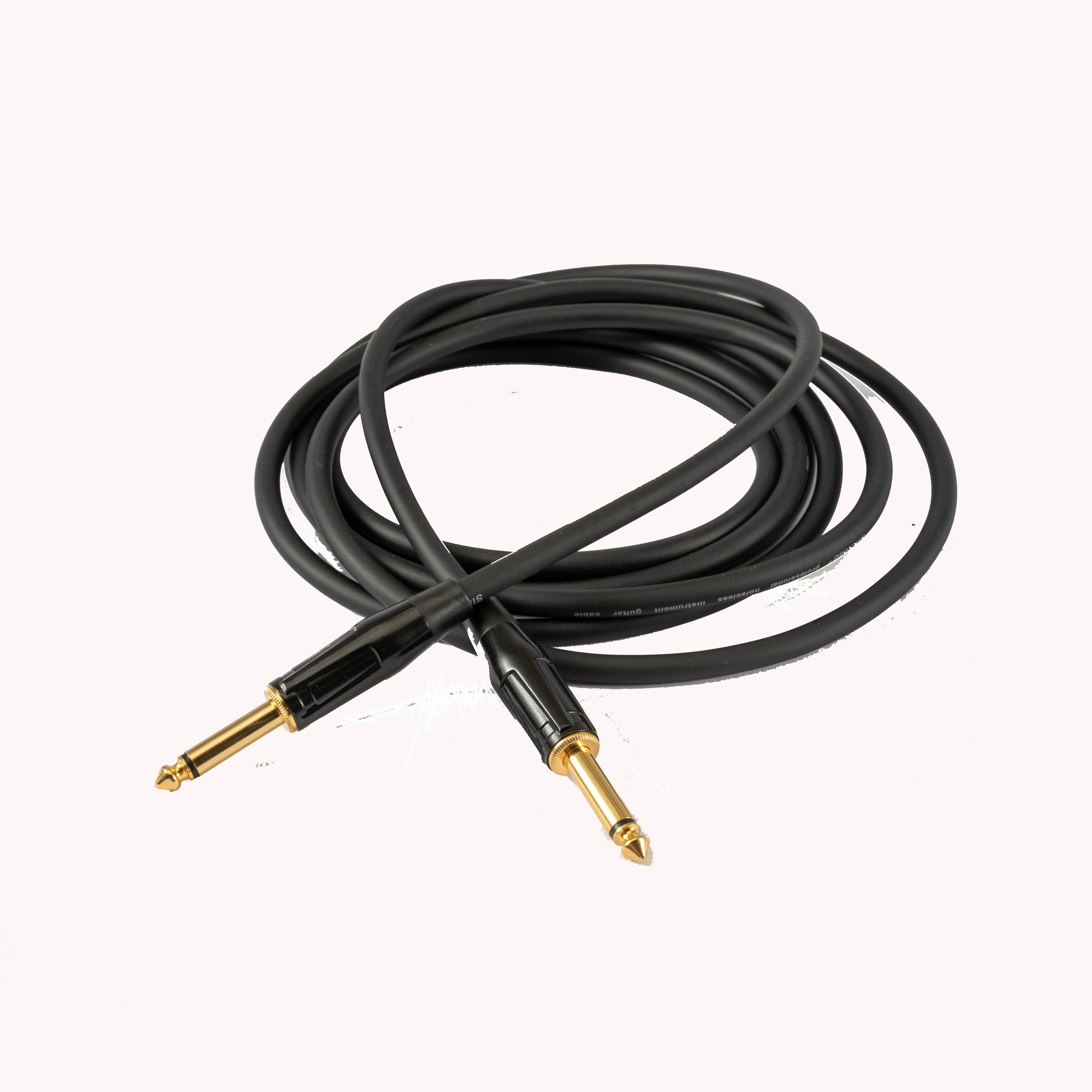 Лидер продаж, низкий уровень шума, 3 м, 10 футов, позолоченный прямой штекер, профессиональный инструмент OFC, Электрический гитарный кабель 6,5 мм для бас-барабана