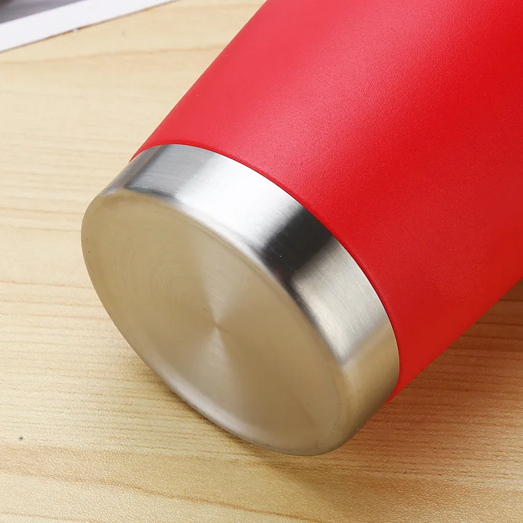 20oz Tumbler with Lid, Stainless Steel Vacuum Insulated Double Wall Travel Tumbler, Powder Coated Thermal Cup with Sliding Lid