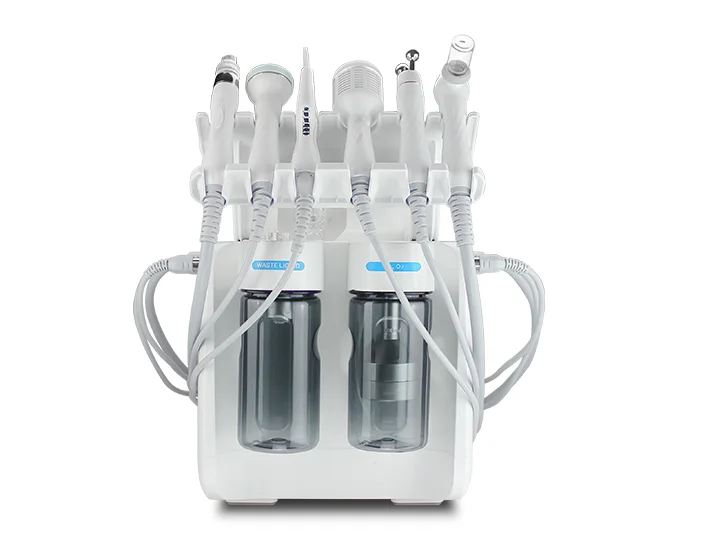 Water Peeling Oxygen jet deep cleaning microdermabrasion machine 8 in 1 H2O2 Aqua Facial Jet Peel oxygen jet facial skin care