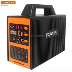 LM-9020 Solar Camping System Portable Solar Power Station 12V 80Wh Use DC Fan&TV Home Lighting Kits For Outdoor