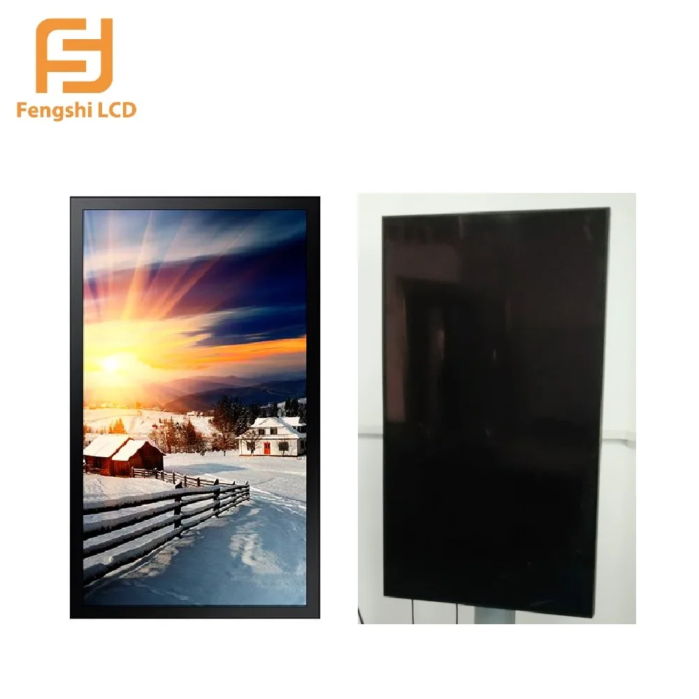 FengshiLCD 55 дюймов 2500 нит окно дисплей розничная реклама экран на
