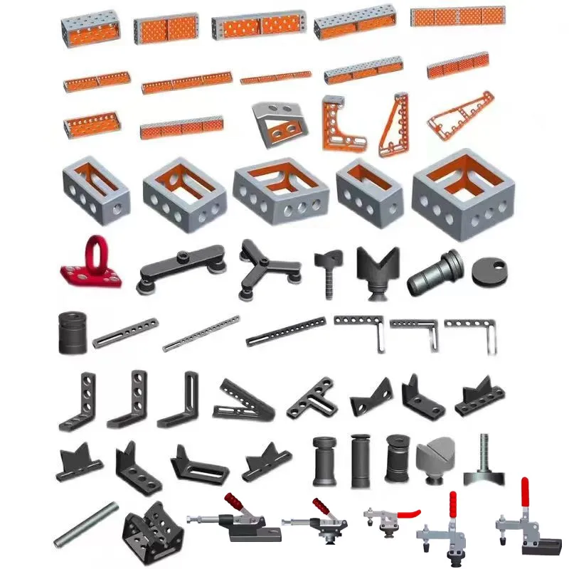 Three-dimensional flexible welding platform tooling fixture support angle iron angle ruler V-type angle iron positioning part