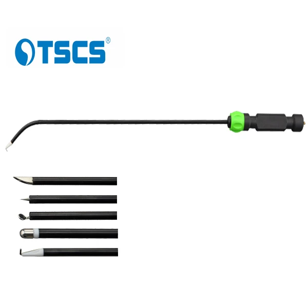 Articulating laparoscopic instruments monopolar electrode