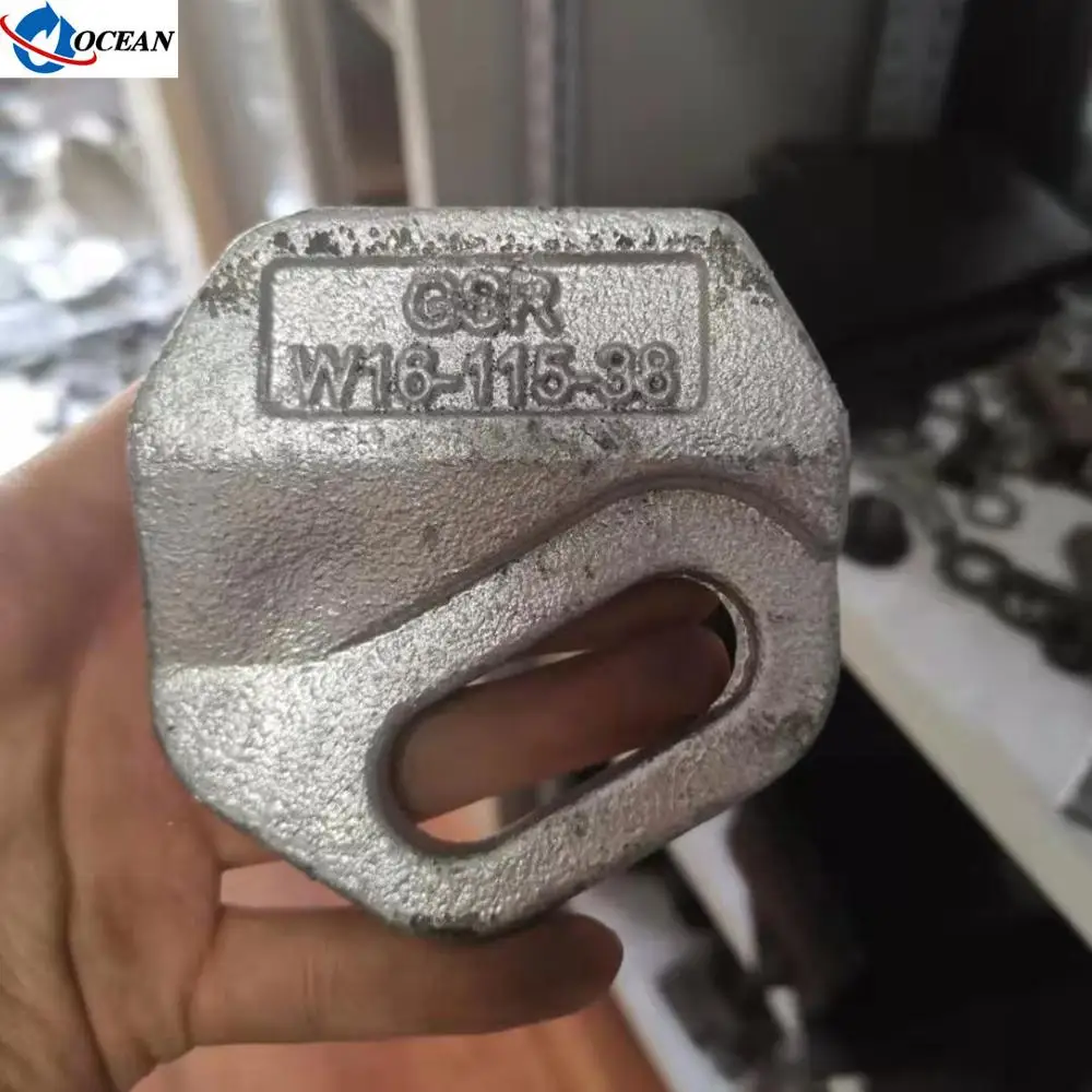 GSR W16/115/38 рельсовая система крепления крана рельсовый зажим