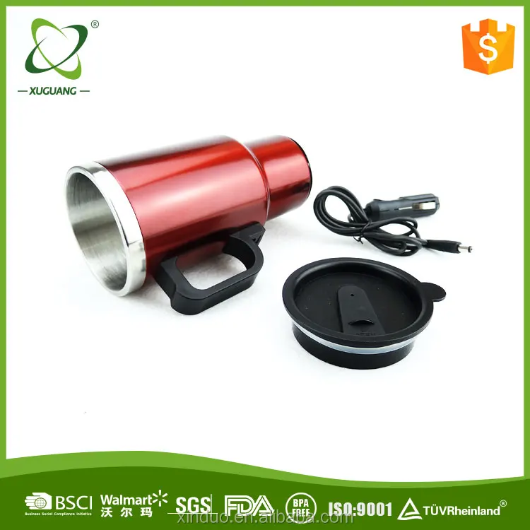 auto Travel Mug Electric warmer Coffee Mug with Car Plug usb heated thermos mug