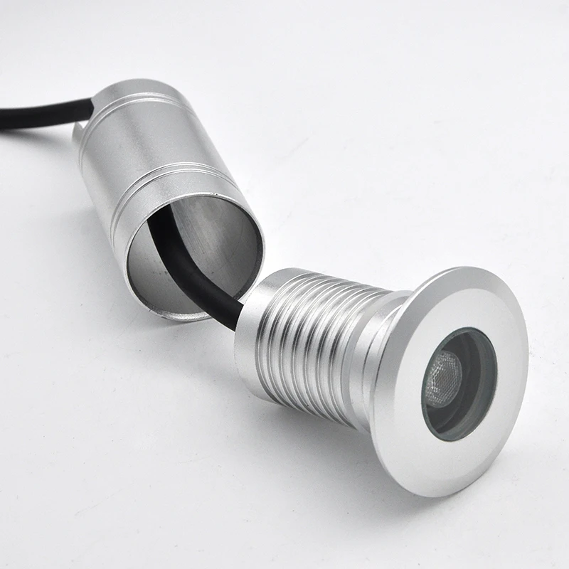 Outdoor Led Spot Lighting 3w Square Waterproof  Uplight Decorative Ip67 Recessed  Aluminum Body Led Inground Light