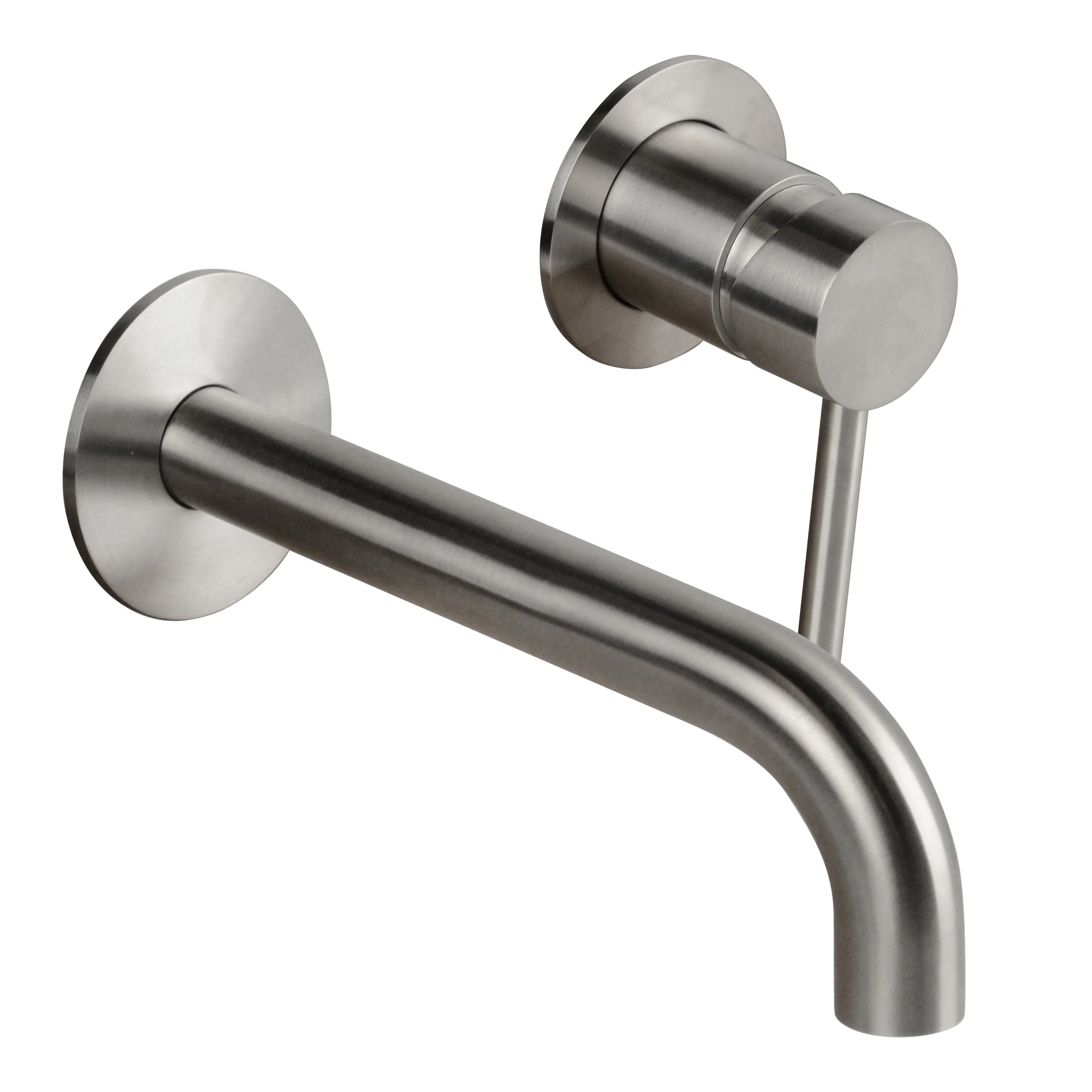 Современные Одноручные скрытые смесители для раковины настенные матовые черные латунные Смесители для ванной комнаты современные виллы