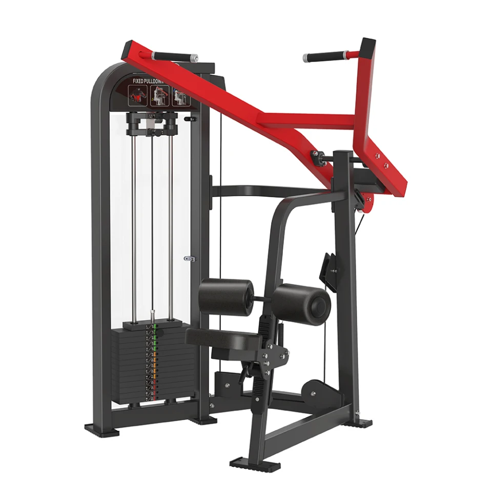 lat pulldown/Seated Row Wholesaler Fitness Equipment Hammer Strength Pin Loaded Machine Pulldown