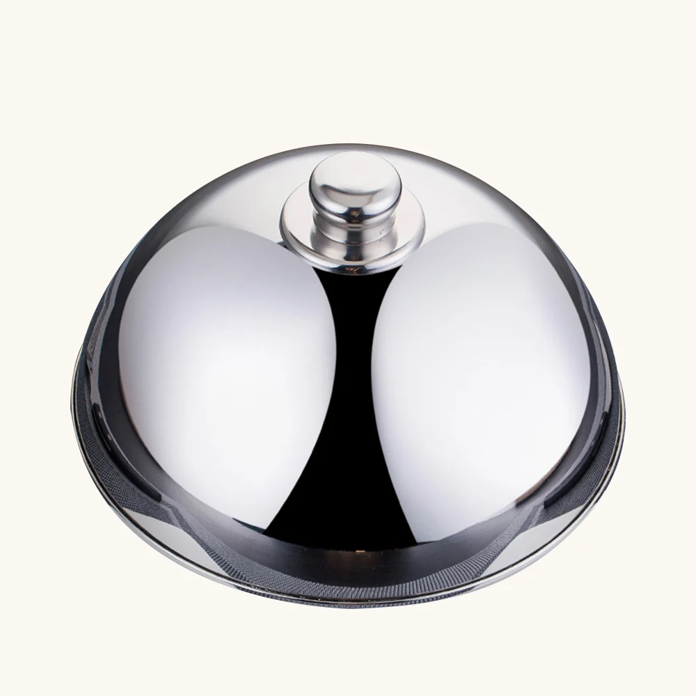 Restaurant stainless steel 10 inch/12.5 inch western-style dome waiter tray dome food cover