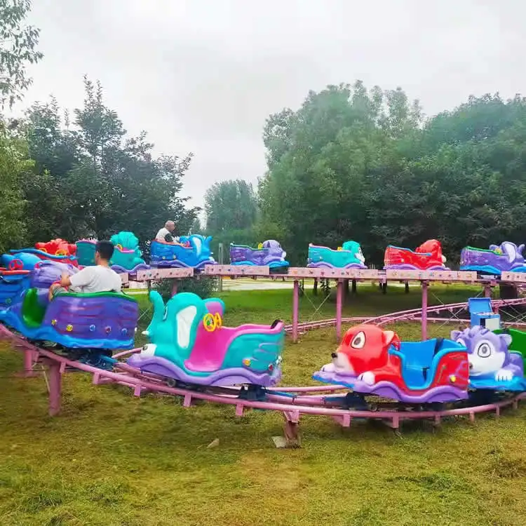 amusement park mini roller coaster other amusement park products customized 20 seats shuttle ride For Sale