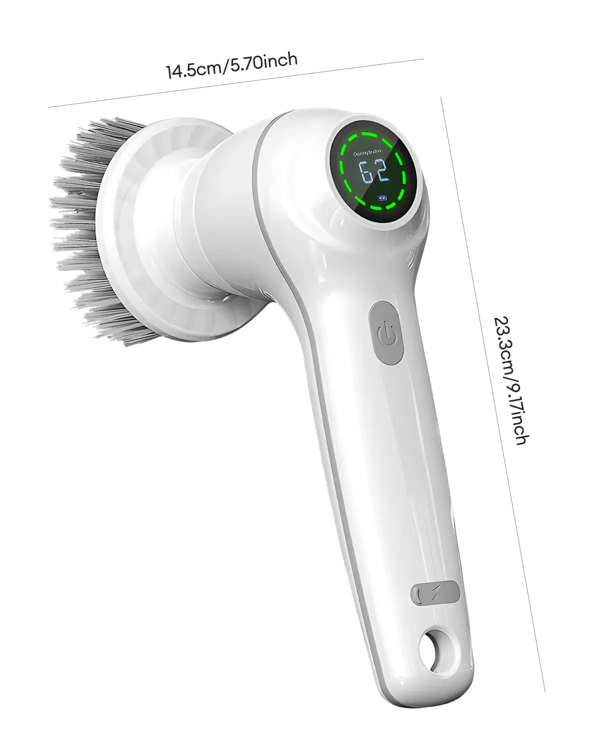 Cordless Electric Scrubber Brush Cleaning Spin Rechargeable Cleaner Bathroom Floor Automatic Cleaning tub Dish Tile Kitchen