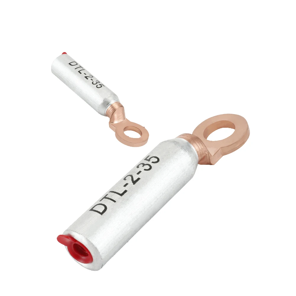 Copper Aluminum Tube Cable Wire Bimetallic Splice Sleeve Lug Ferrule Connector Crimp Terminal DTL-150 185 240 300 400 500 630