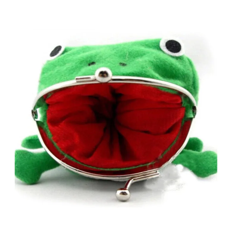 2 Sizes Hokage Nin-jia Frog Coin Purse Men Women Key Anime Plush Wallet Coin holder Cosplay