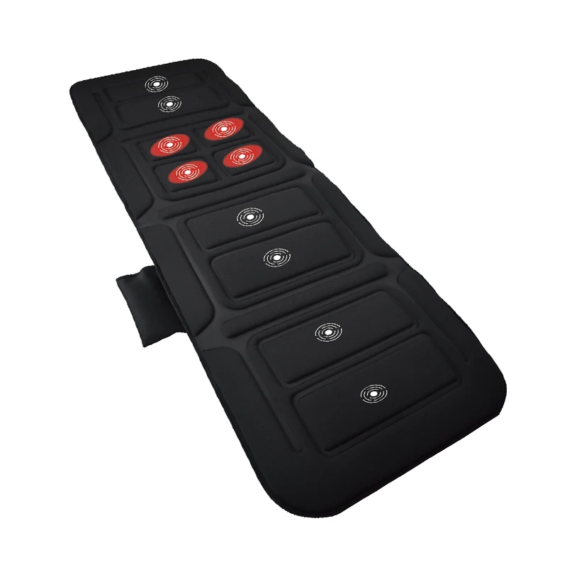 electric vibrating mattress cover bed massage, Xiamen factory custom folding massage bed mattress with remote control