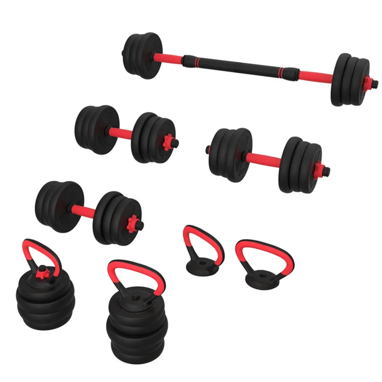Heavy quickly gym equipment fitness 15kg/20kg/30kg/40kg/50kg adjustable  barbell and dumbbell set