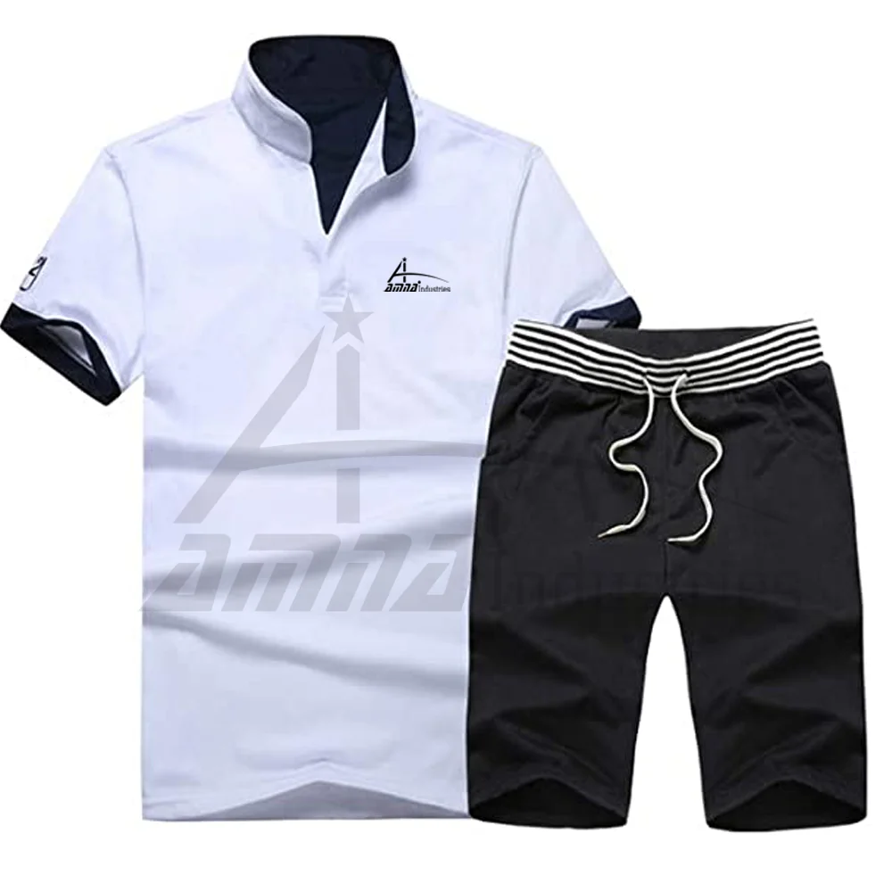 Summer Men Set Sporting Suit Men Short Sleeve T-Shirt Shorts Sets Pakistan Manufacturer Shorts Set For Sale
