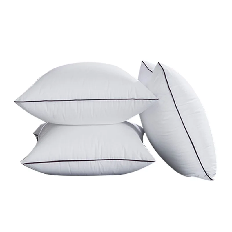 Feather velvet pillow core frosted cotton feather proof cloth cushion core waist pillow core package 40 45 50 55 60