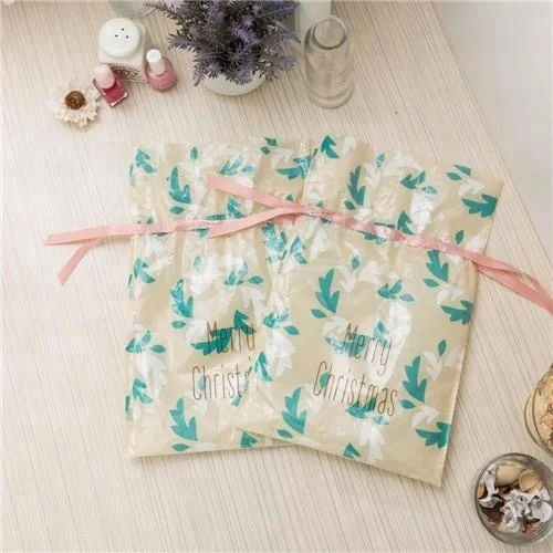 Wholesale Custom Printed Drawstring Gift Bags Disposable CPP with Your Own Logo for Personalized Gifts