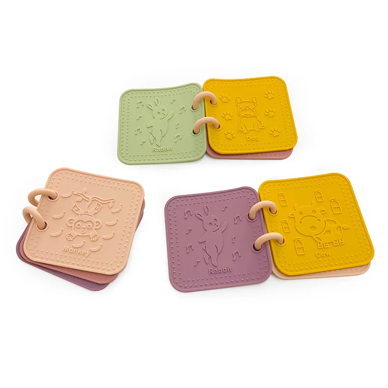 Нетоксичная силиконовая детская книга для ванны