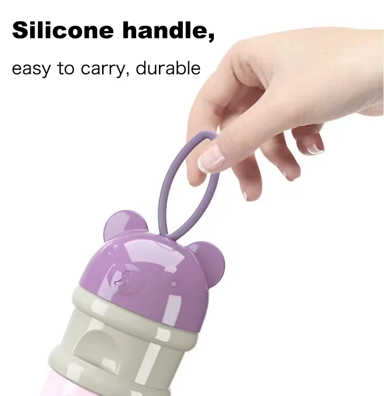 2020 New Baby Accessories Portable Bpa Free Plastic Baby Milk Powder Container Infant Food Storage Cup