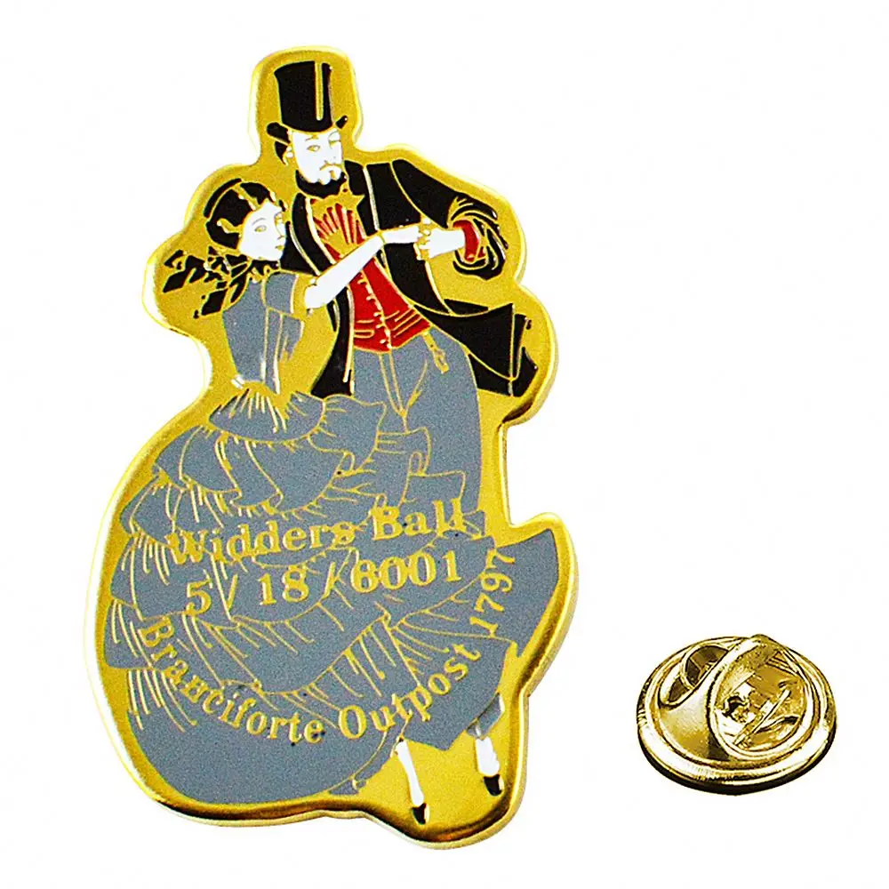 Factory Manufacturer Custom Badges Hot Sale Custom Cute Cartoon Badges Hair Pin