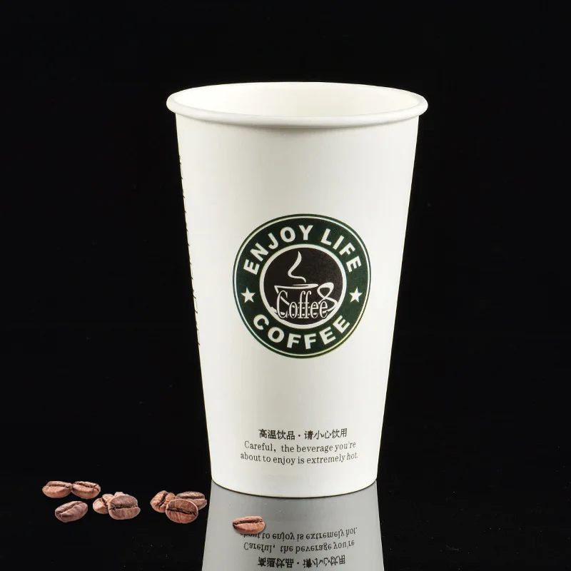 Manufacturers Custom Hot Drink Customized Logo Disposable Coffe Paper Cup