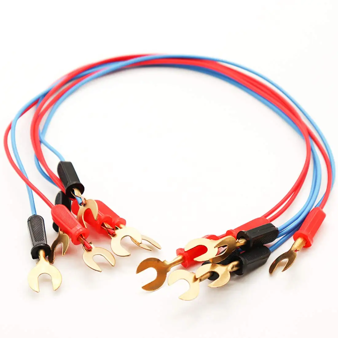 Conductor experiments student connecting wire U-type electricity laboratory equipment physics wire all-copper crocodile clips