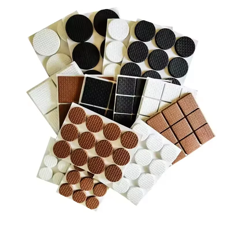 Furniture foot pad adhesive felt bulk furniture round adhesive Felt Pads self stick non slip furniture pads for hardwood floors