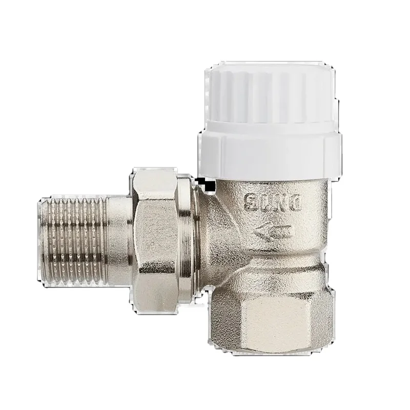 BAIYILUN radiator trv underfloor heating accessories brass cupper radiator valve for water heating radiators